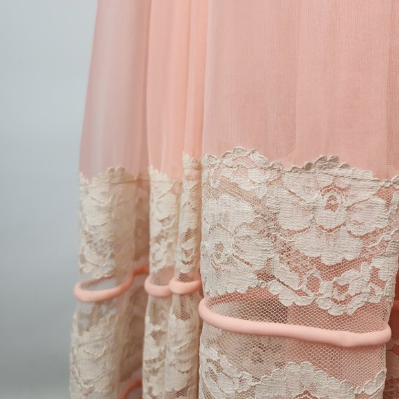 Vintage Intime Peach Lingerie Dress Size S/M - Picture 8 of 11